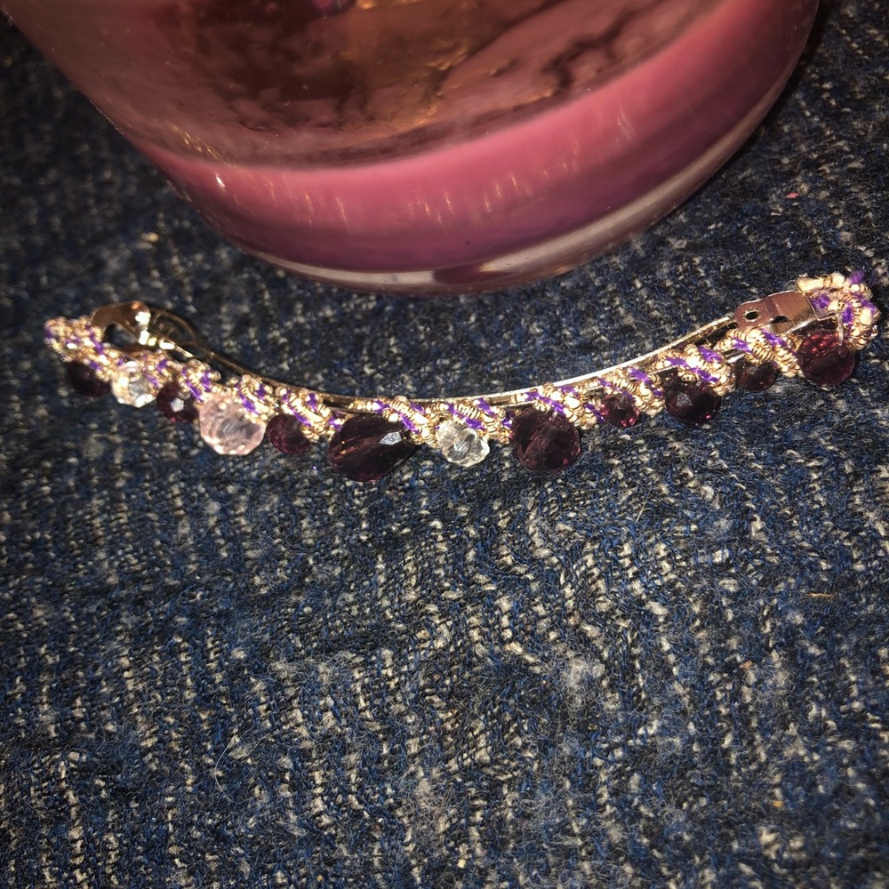Violet Hair Barrette